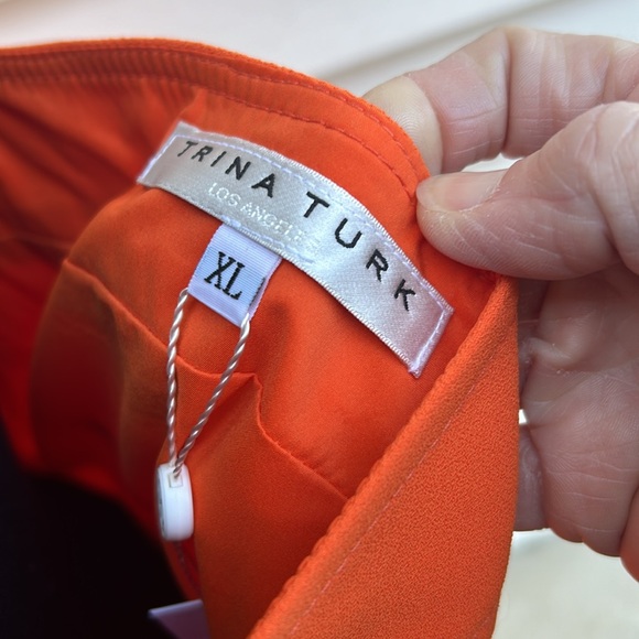 Trina Turk orange tank NWT size XL - Picture 3 of 3
